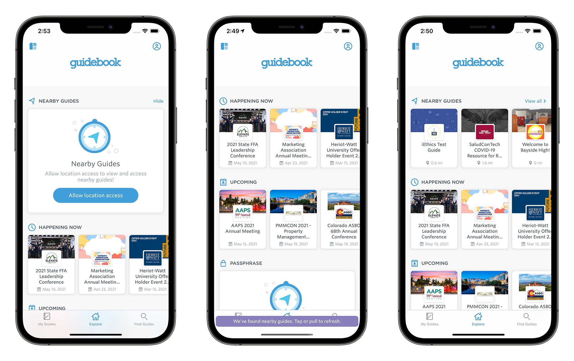 Accessing and Using a Guidebook App – Guidebook Support