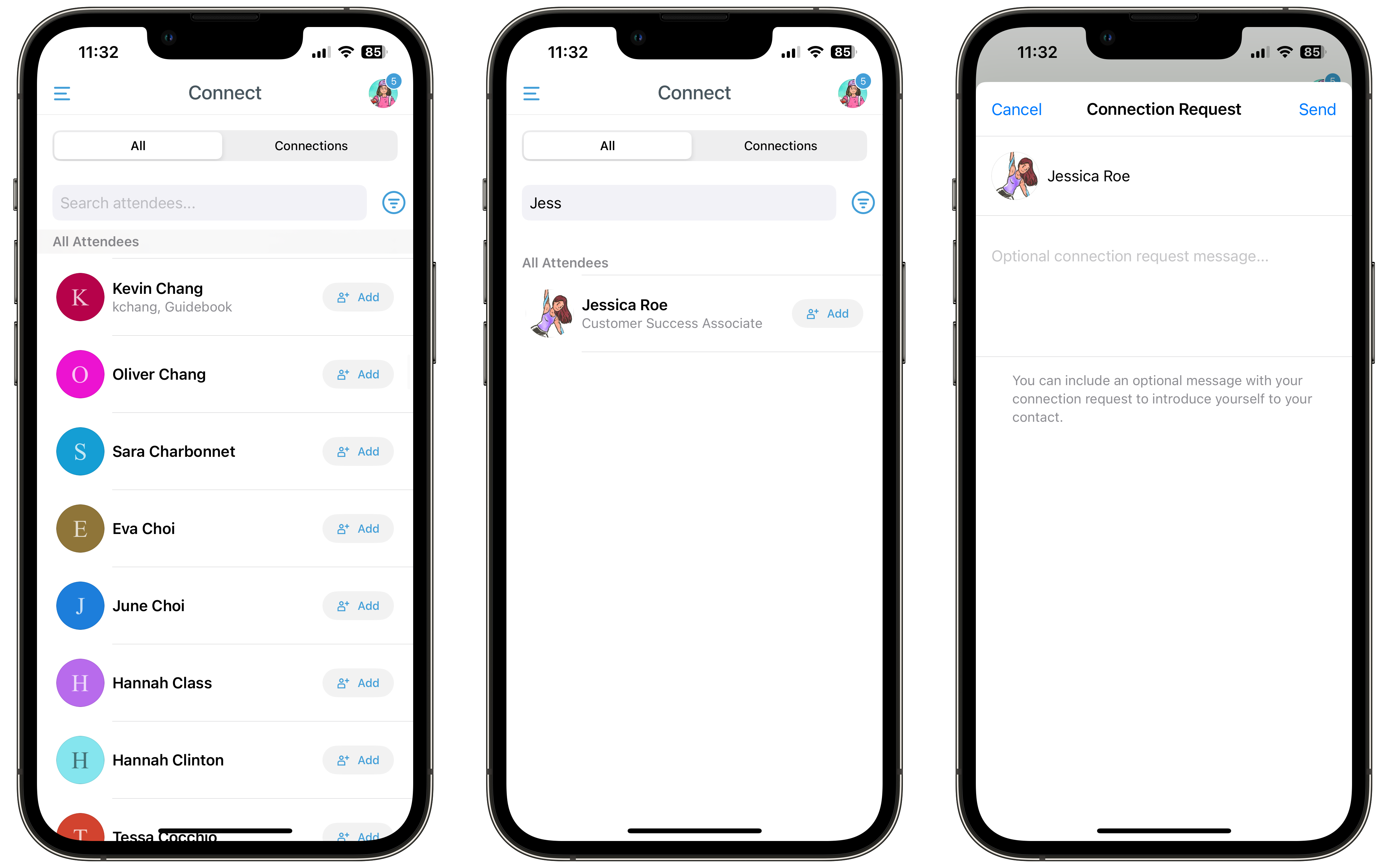 Connect and chat