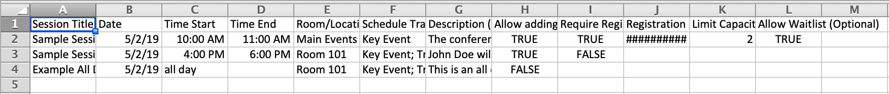 Schedule Of Events Template from support.guidebook.com