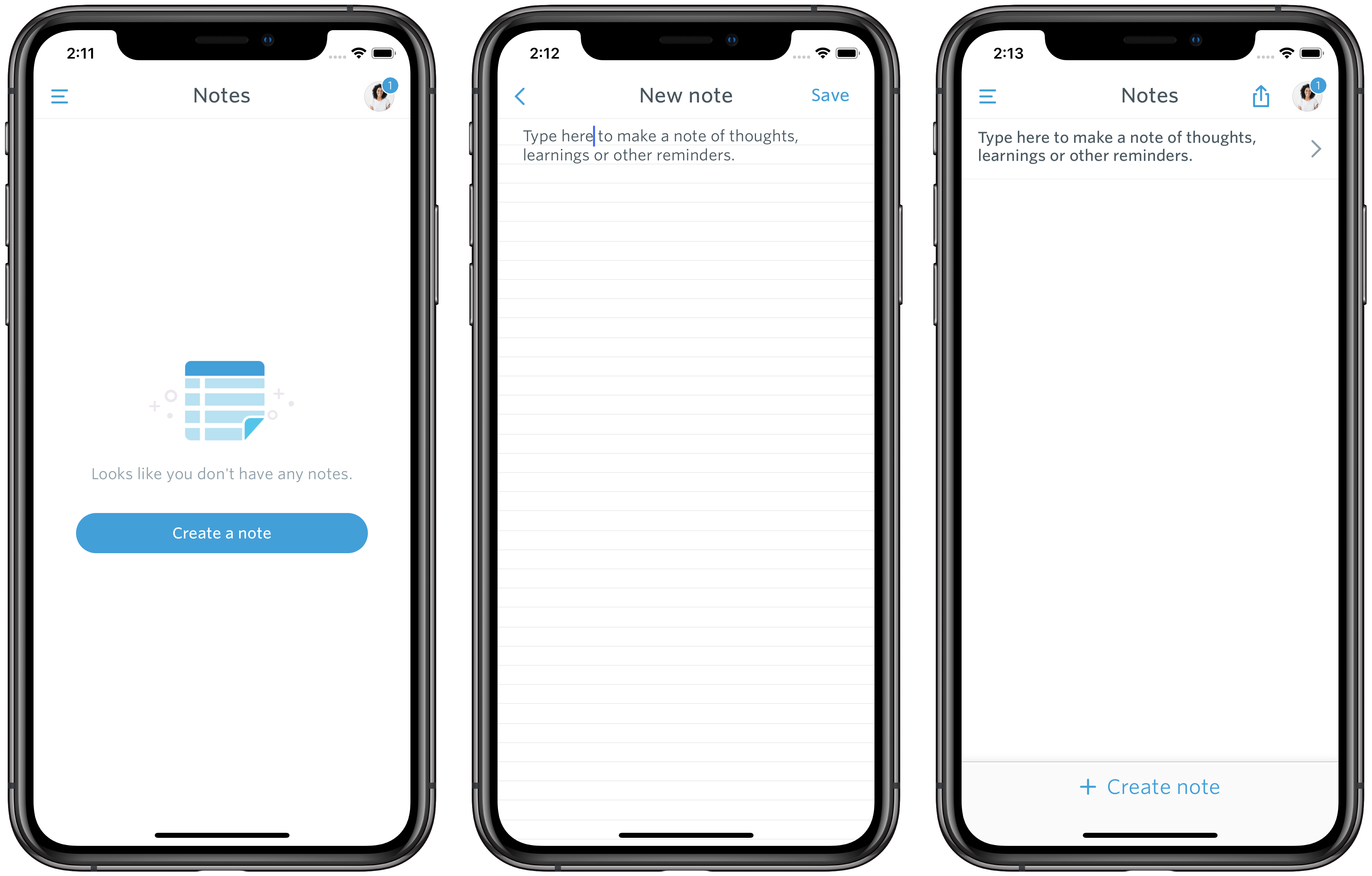Notes – Guidebook Support